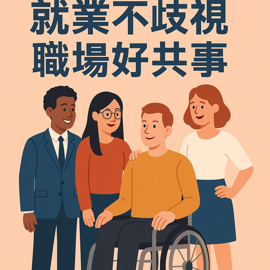 就業不歧視，職場好共事